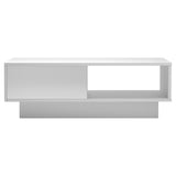NNEDSZ Coffee Table Led Lights White