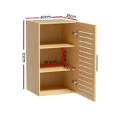 NNEDSZ Artiss Bathroom Storage Cabinet 70cm Medicine 2 Tier Shelf Wall Mounted JILL