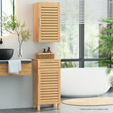 NNEDSZ Artiss Bathroom Storage Cabinet 70cm Medicine 2 Tier Shelf Wall Mounted JILL
