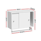 NNEDSZ Artiss Bathroom Storage Cabinet Wall Mounted Cupboard Vanity Medicine Organiser