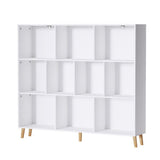 NNEDSZ Artiss Bookshelf 3 Tiers 10 Cubes - CORA White