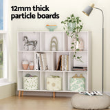 NNEDSZ Artiss Bookshelf 3 Tiers 10 Cubes - CORA White
