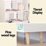 NNEDSZ Artiss Bookshelf 3 Tiers 10 Cubes - CORA White