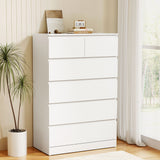 NNEDSZ Artiss 6 Chest of Drawers - PEPE White