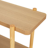 NNEDSZ Artiss Console Table 92CM 2-tier Pine Sera