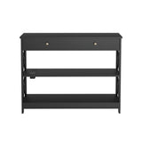 NNEDSZ Console Table 3-tier USB Outlets