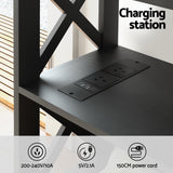 NNEDSZ Console Table 3-tier USB Outlets