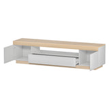 NNEDSZ Artiss TV Cabinet Entertainment Unit Stand 180CM White Wood