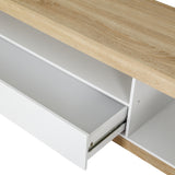 NNEDSZ Artiss TV Cabinet Entertainment Unit Stand 180CM White Wood