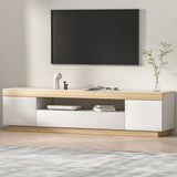 NNEDSZ Artiss TV Cabinet Entertainment Unit Stand 180CM White Wood