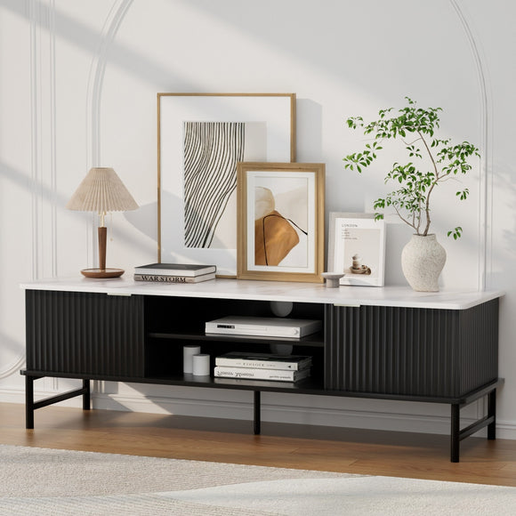 NNEDSZ Artiss TV Cabinet Entertainment Unit Stand Storage 140CM