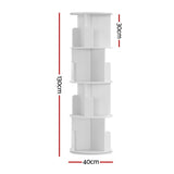 NNEDSZ Artiss Bookshelf 4 Tiers EDIE White