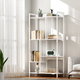 NNEDSZ Bookshelf Display Shelves 5 Tiers 120cm White