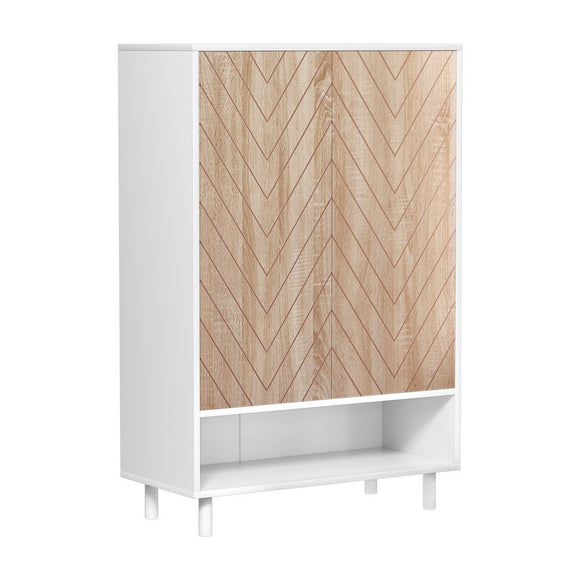 NNEDSZ Artiss Shoe Rack Cabinet 24 Pairs 6-tier White
