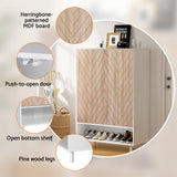 NNEDSZ Artiss Shoe Rack Cabinet 24 Pairs 6-tier White