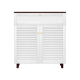 NNEDSZ Artiss Shoe Rack Cabinet Shoes Storage Drawer 16 Pairs