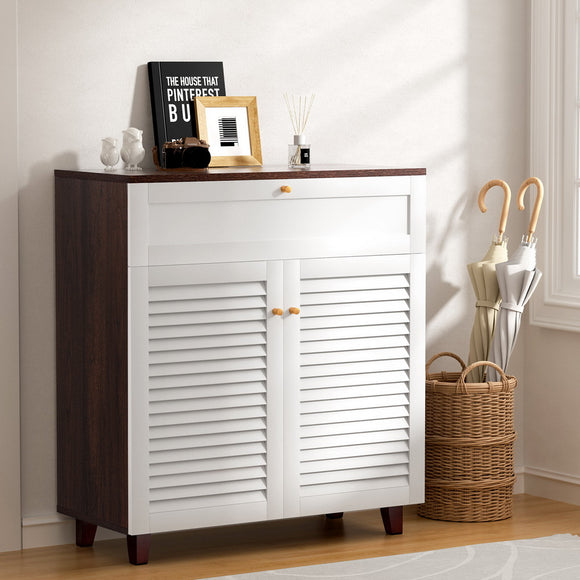 NNEDSZ Artiss Shoe Rack Cabinet Shoes Storage Drawer 16 Pairs