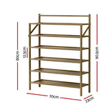NNEDSZ Artiss Shoe Rack 6-tier 18 Pairs Foldable