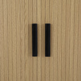 NNEDSZ Artiss Buffet Sideboard Cupboard Cabinet Sliding Doors Pantry Storage Oak PIIA