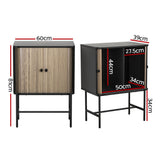 NNEDSZ Buffet Sideboard Cupboard Cabinet Sliding Doors Pantry Storage BORIS
