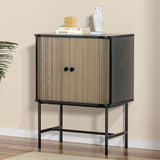NNEDSZ Buffet Sideboard Cupboard Cabinet Sliding Doors Pantry Storage BORIS