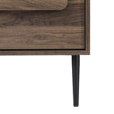 NNEDSZ Artiss Bedside Table Nightstand 2 Drawers - Walnut
