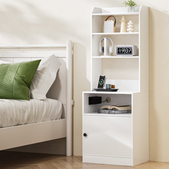NNEDSZ Artiss Bedside Table Nightstand Charging Station