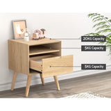 NNEDSZ Bedside Table Drawers Side Table Shelf Storage Cabinet Nightstand GORR