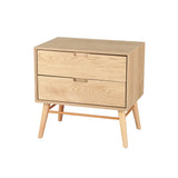 NNEDSZ Artiss Bedside Table Drawers Side End Table Storage Cabinet Nightstand Oak GINO