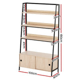 NNEDSZ Artiss Bookshelf 5 Tier Cube Cabinet MIRA Oak
