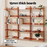 NNEDSZ Bookshelf Floating Shelf  CAPIZ Oak