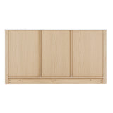 NNEDSZ Buffet Sideboard Marble Style Tabletop - Pine
