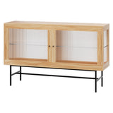 NNEDSZ Artiss Buffet Sideboard Double Doors - Oak