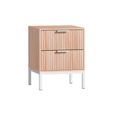 NNEDSZ Bedside Table Drawers Side End Table Storage Cabinet Nightstand Pine LURA