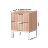 NNEDSZ Bedside Table Drawers Side End Table Storage Cabinet Nightstand Pine LURA