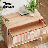 NNEDSZ Artiss 3 Chest of Drawers  - LURA Pine