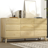 NNEDSZ 9 Chest of Drawers Tallboy Cabinet - XAVI Pine