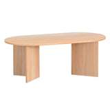 NNEDSZ Coffee Table Oval 110CM Pine Alva
