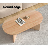 NNEDSZ Coffee Table Oval 110CM Pine Alva