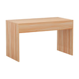 NNEDSZ Artiss Coffee Table Rectangle Fluted Side 100CM