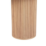 NNEDSZ Artiss Coffee Table Oval 100CM Pine Samuel