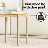 NNEDSZ Artiss Coffee Table Marble Effect Square