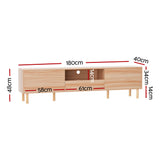 NNEDSZ Entertainment Unit Stand TV Cabinet Storage Drawers Display Shelf 180CM