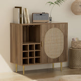 NNEDSZ Buffet Sideboard with Wine Rack - ANYA