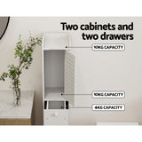 NNEDSZ Bathroom Toilet Storage Cabinet Laundry Tallboy Cupboard Slim Corner
