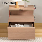 NNEDSZ Artiss Bedside Table 1 Drawer - Pine
