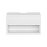 NNEDSZ Floating Bedside Table Nightstand Drawer White