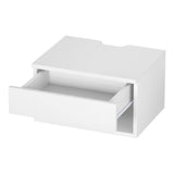 NNEDSZ Floating Bedside Table Nightstand Drawer White