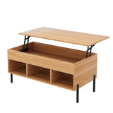 NNEDSZ Artiss Coffee Table Lift-top Oak