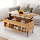 NNEDSZ Artiss Coffee Table Lift-top Oak
